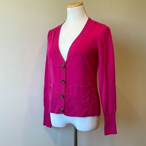 JCP Pink Button Up Cardigan